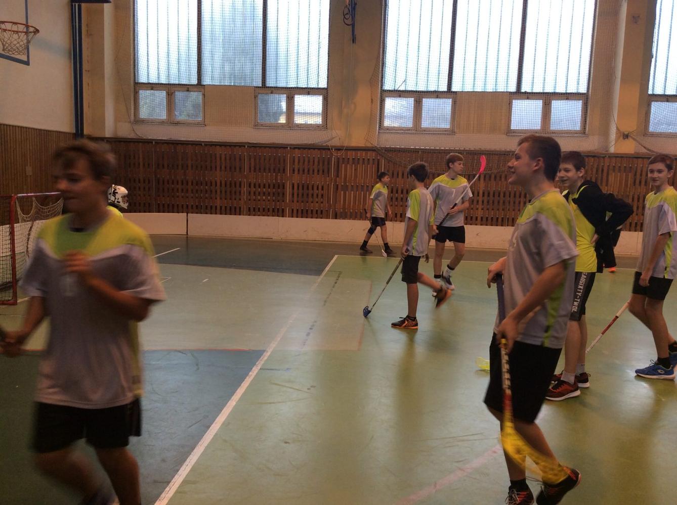 Okresní kolo ve florbale st. H - 2