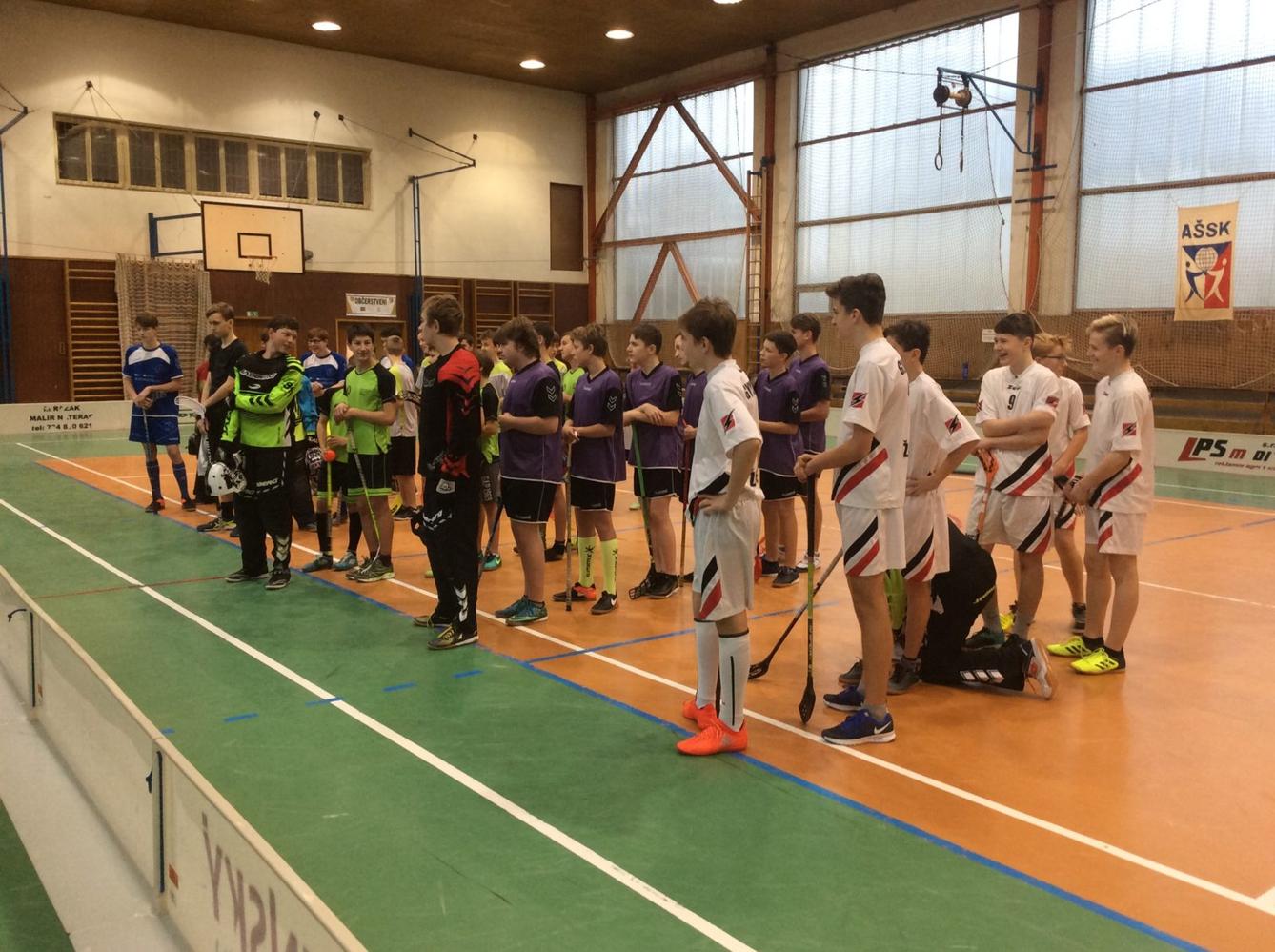 Okrskové kolo st. žáků ve florbale - 2