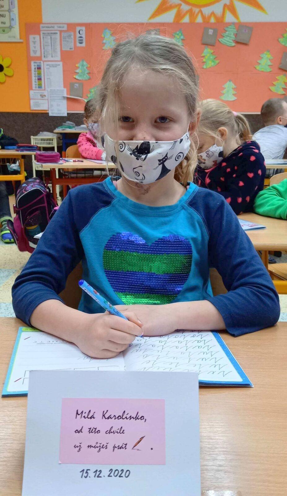 17. 12. Už můžeme psát perem - 1. třída - 7