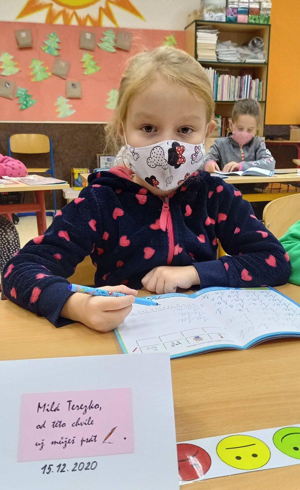 17. 12. Už můžeme psát perem - 1. třída - 10