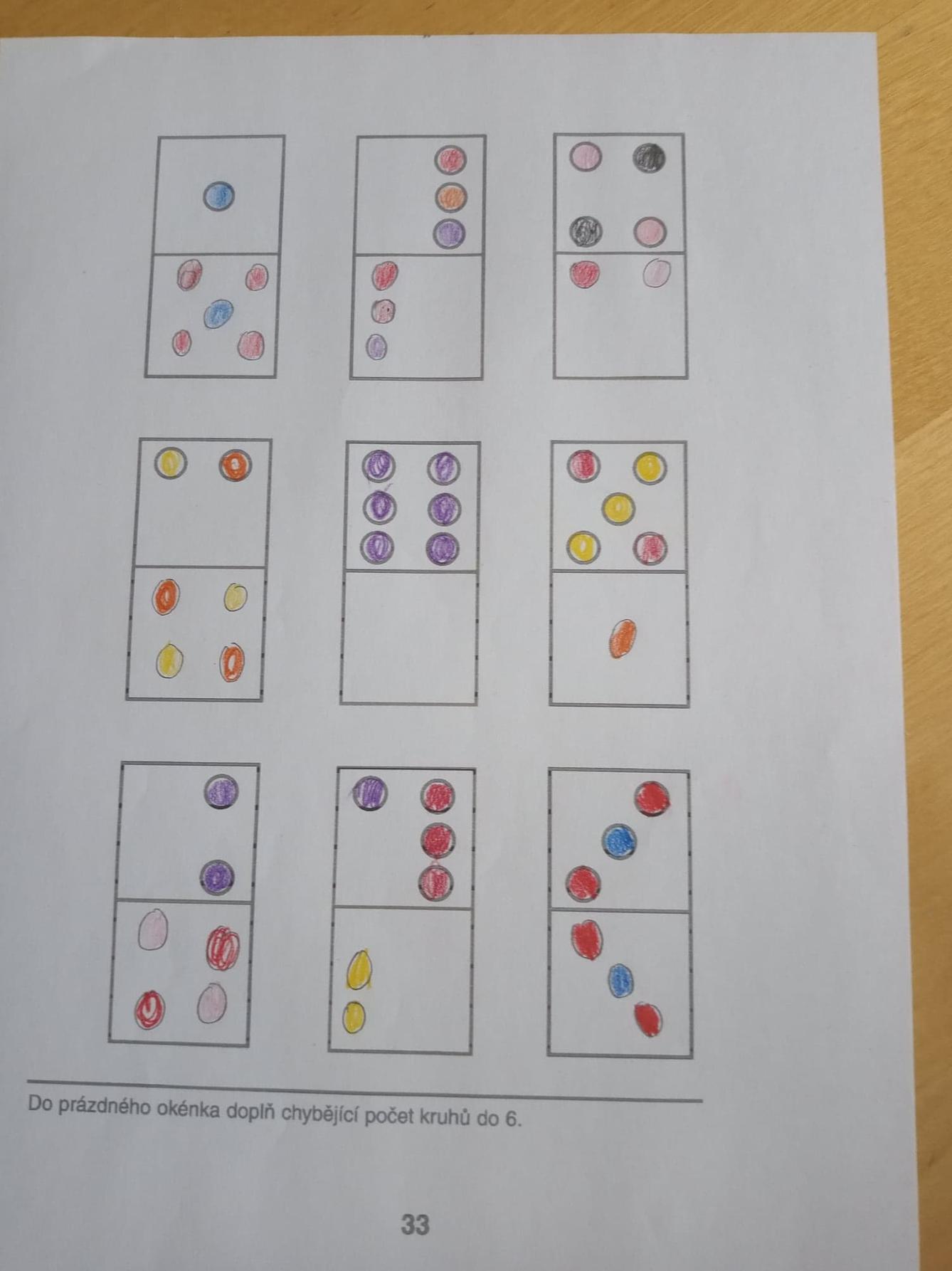 Distanční výuka předškoláků 2 - 3