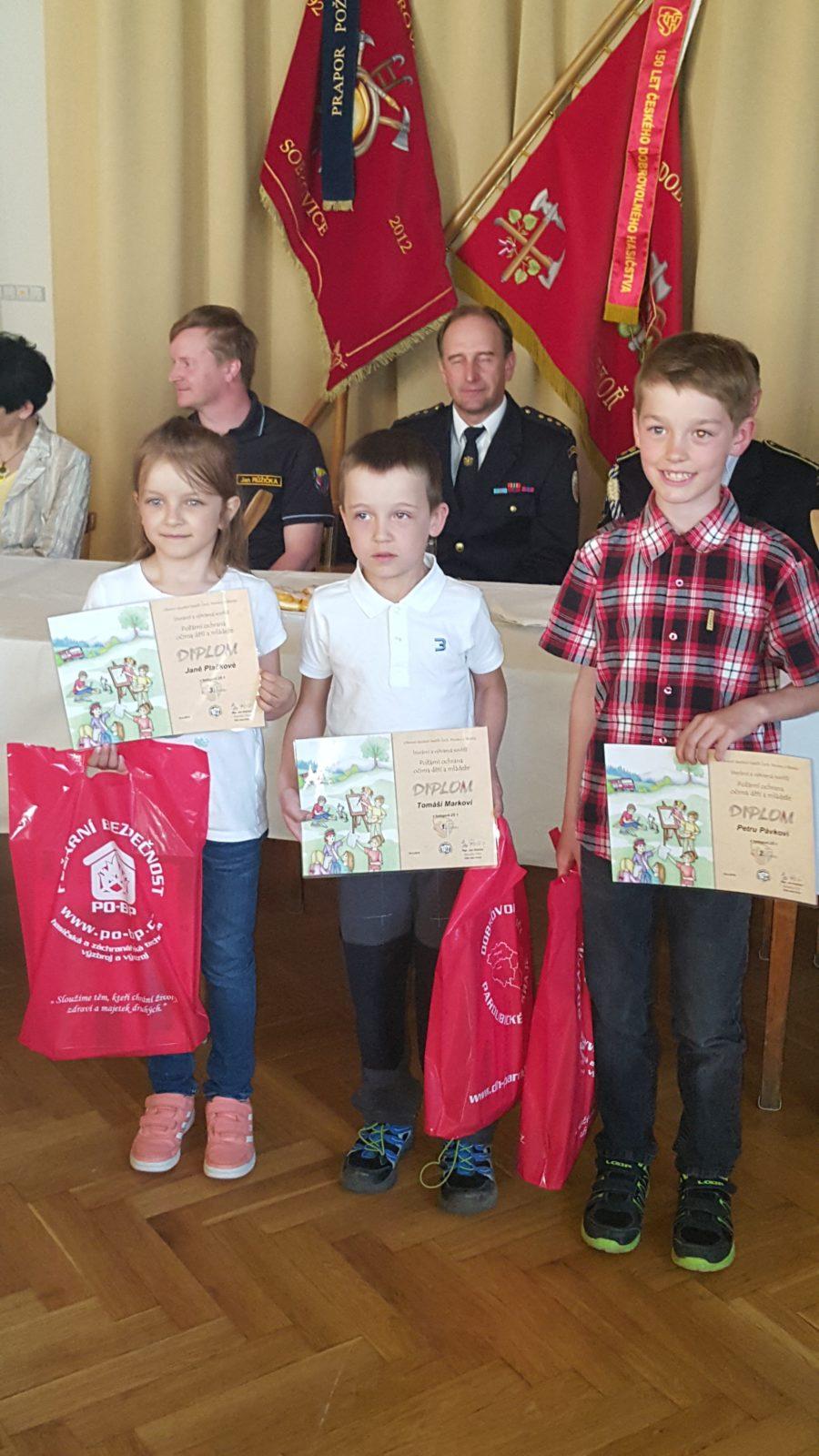 Slavnostní vyhlášení výsledků okresního kola soutěže Požární ochrana očima dětí - 4