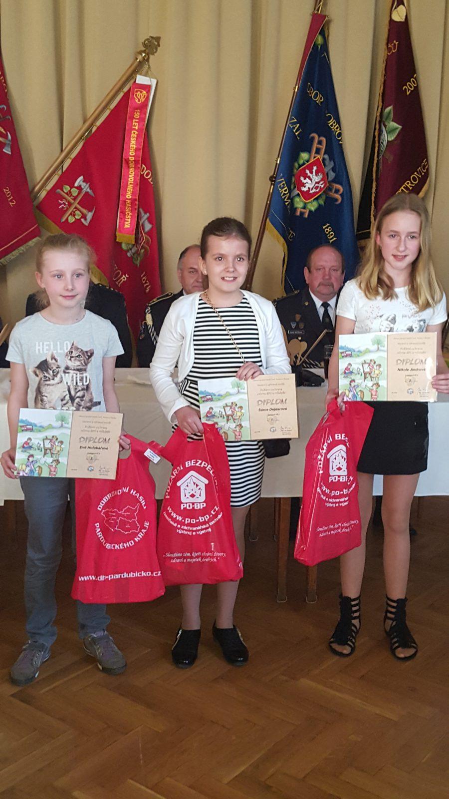 Slavnostní vyhlášení výsledků okresního kola soutěže Požární ochrana očima dětí - 6