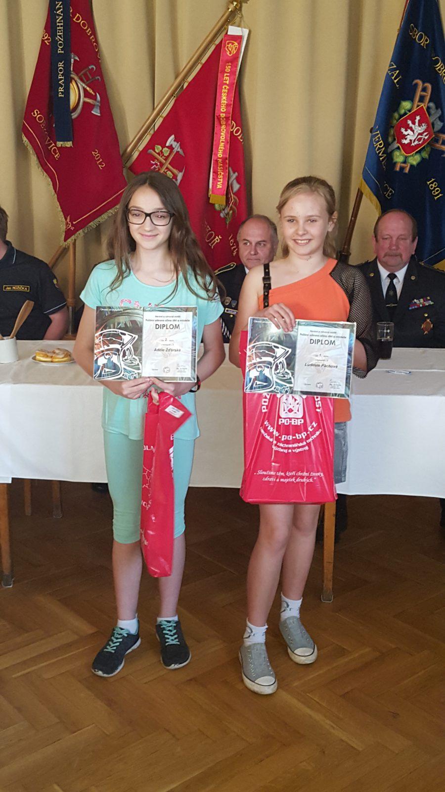 Slavnostní vyhlášení výsledků okresního kola soutěže Požární ochrana očima dětí - 9