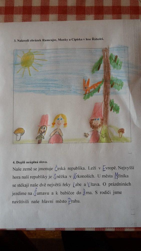 Domácí učení třeťáčků 8. 4. - 1