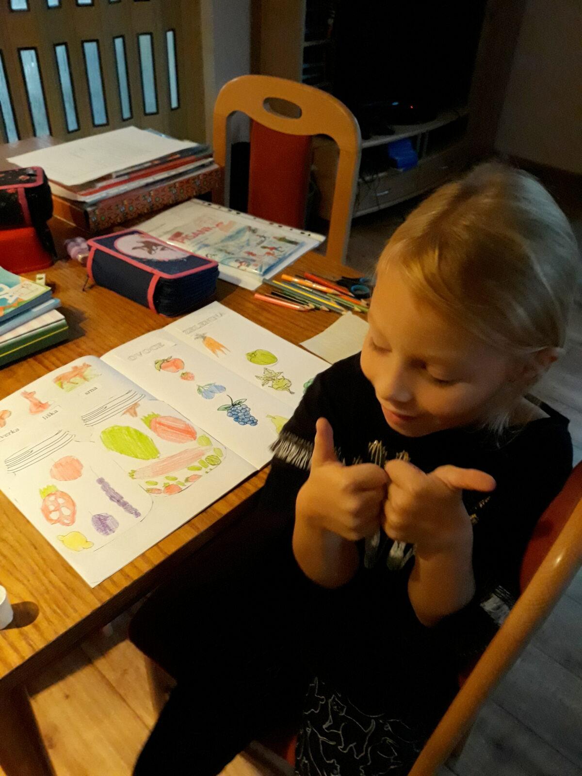 24. 10. Distanční výuka v 1. třídě - 2