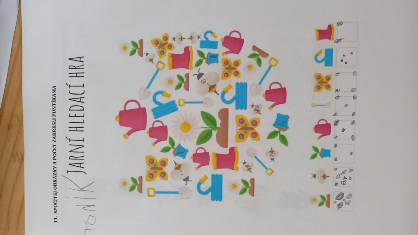 Distanční výuka v MŠ Kamarád (Jaro přišlo do vsi - předškoláci) :-) - 5