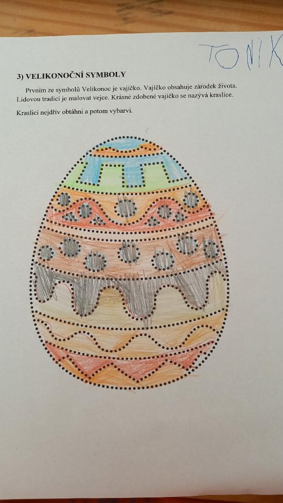 Distanční výuka MŠ kamarád - "MALOVANÉ VAJÍČKO" - předškoláci - 3