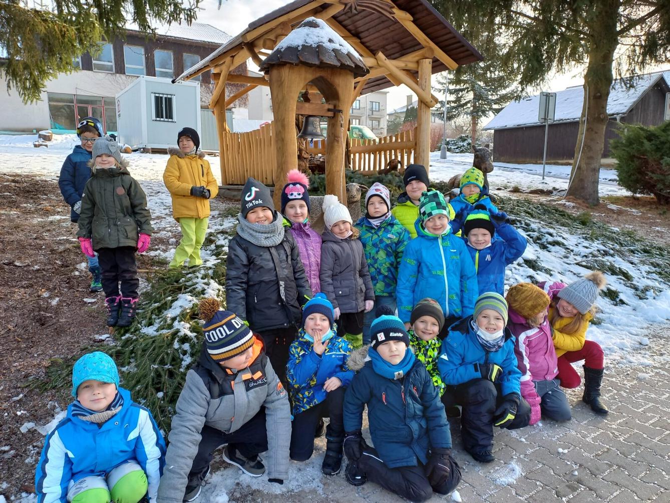 Prvňáčci na sněhu - 2