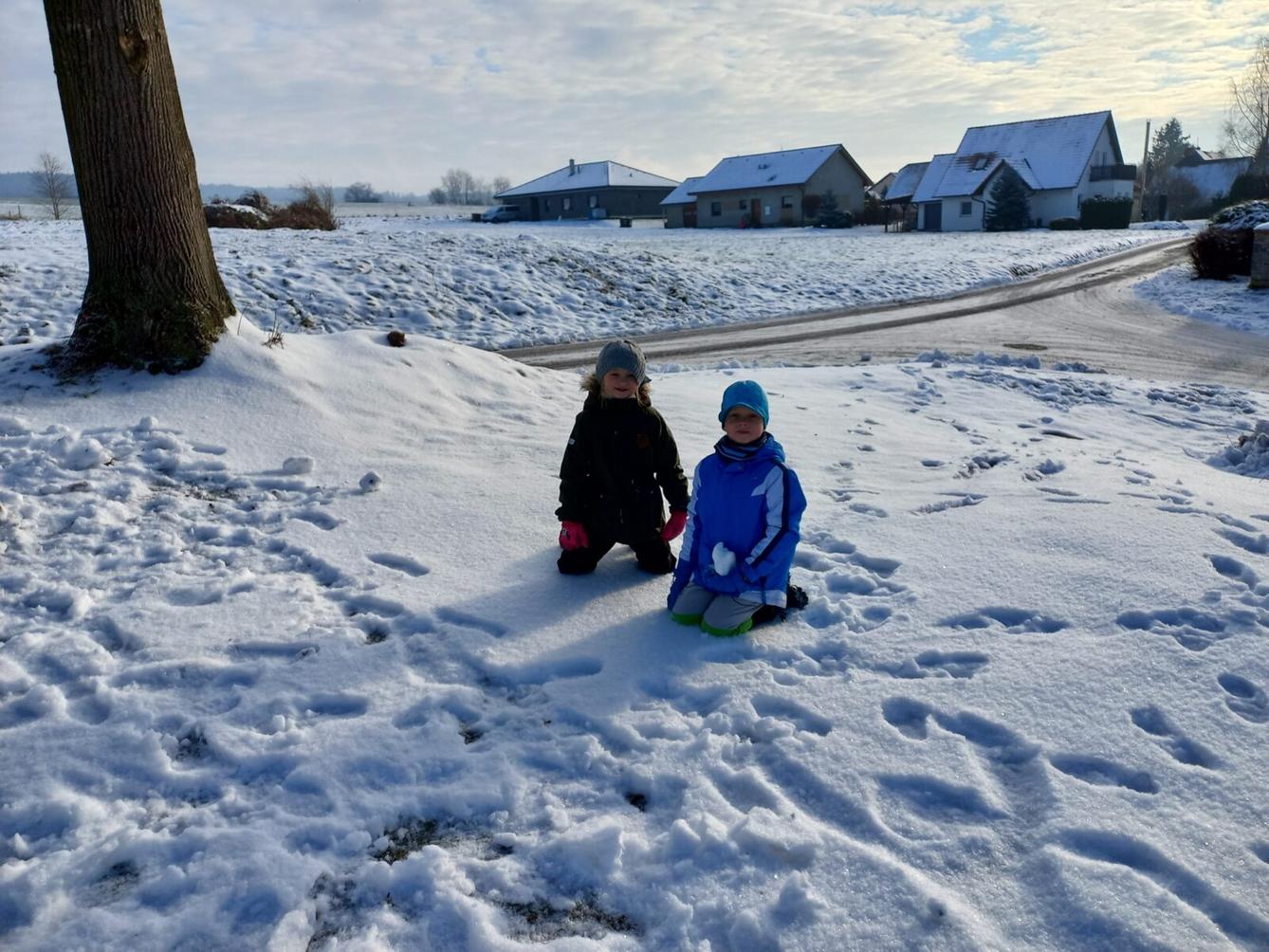 Prvňáčci na sněhu - 4