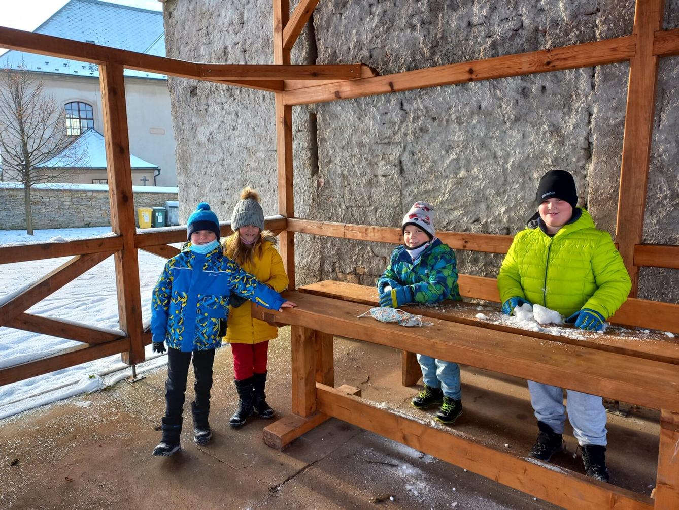 Prvňáčci na sněhu - 6