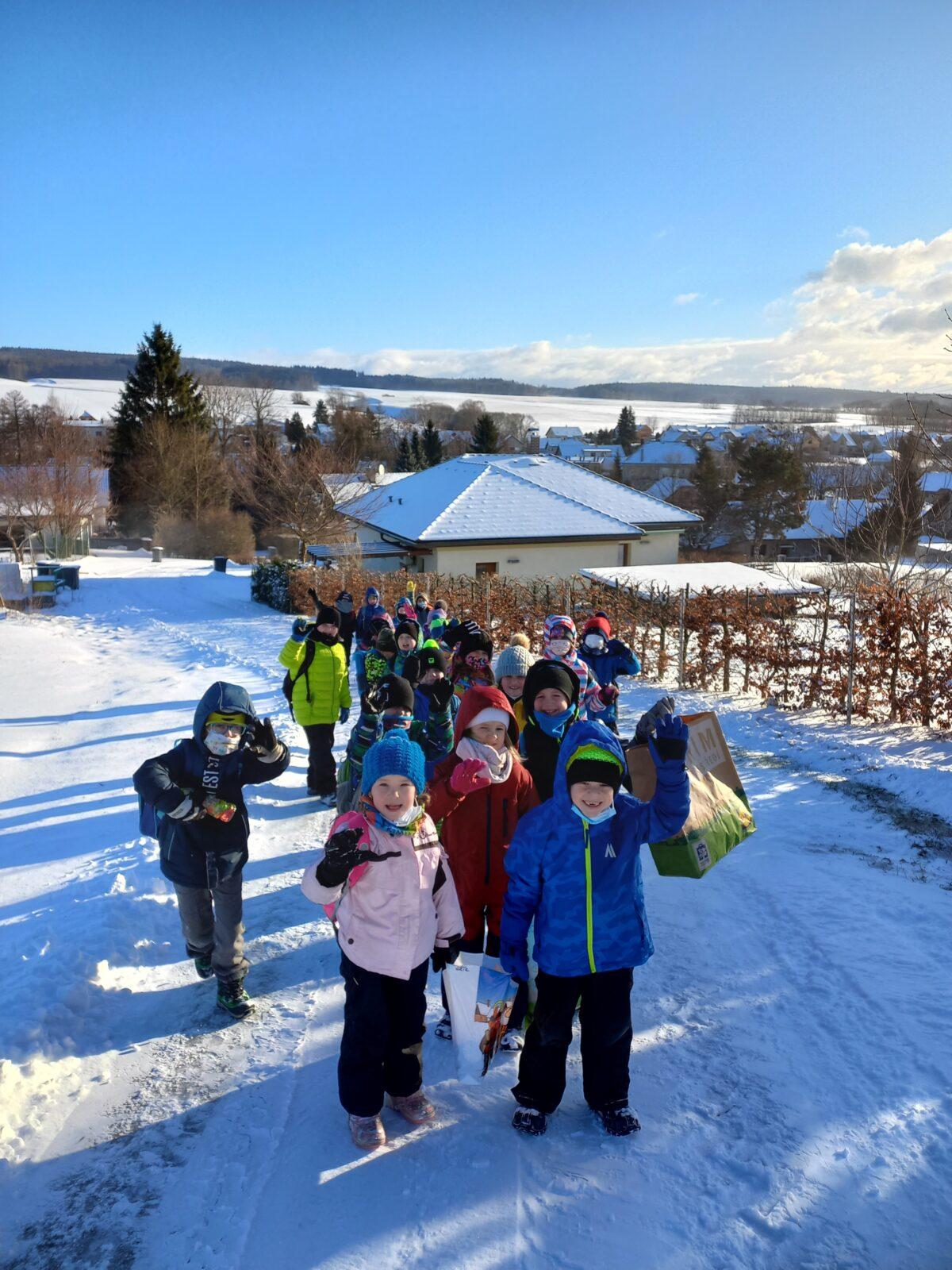 Opožděný "Vánoční les" v první třídě - 1