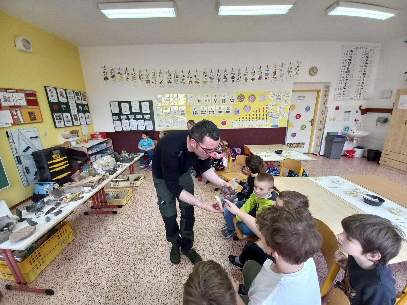 "Cesta do pravěku" v 1. třídě - 21