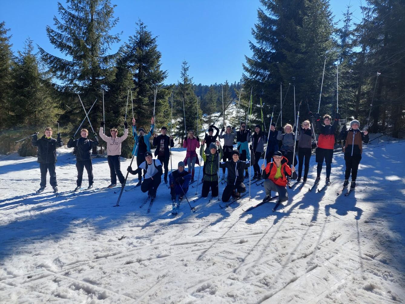 Lyžařský kurz Šerlišský mlýn - 1. den - 2