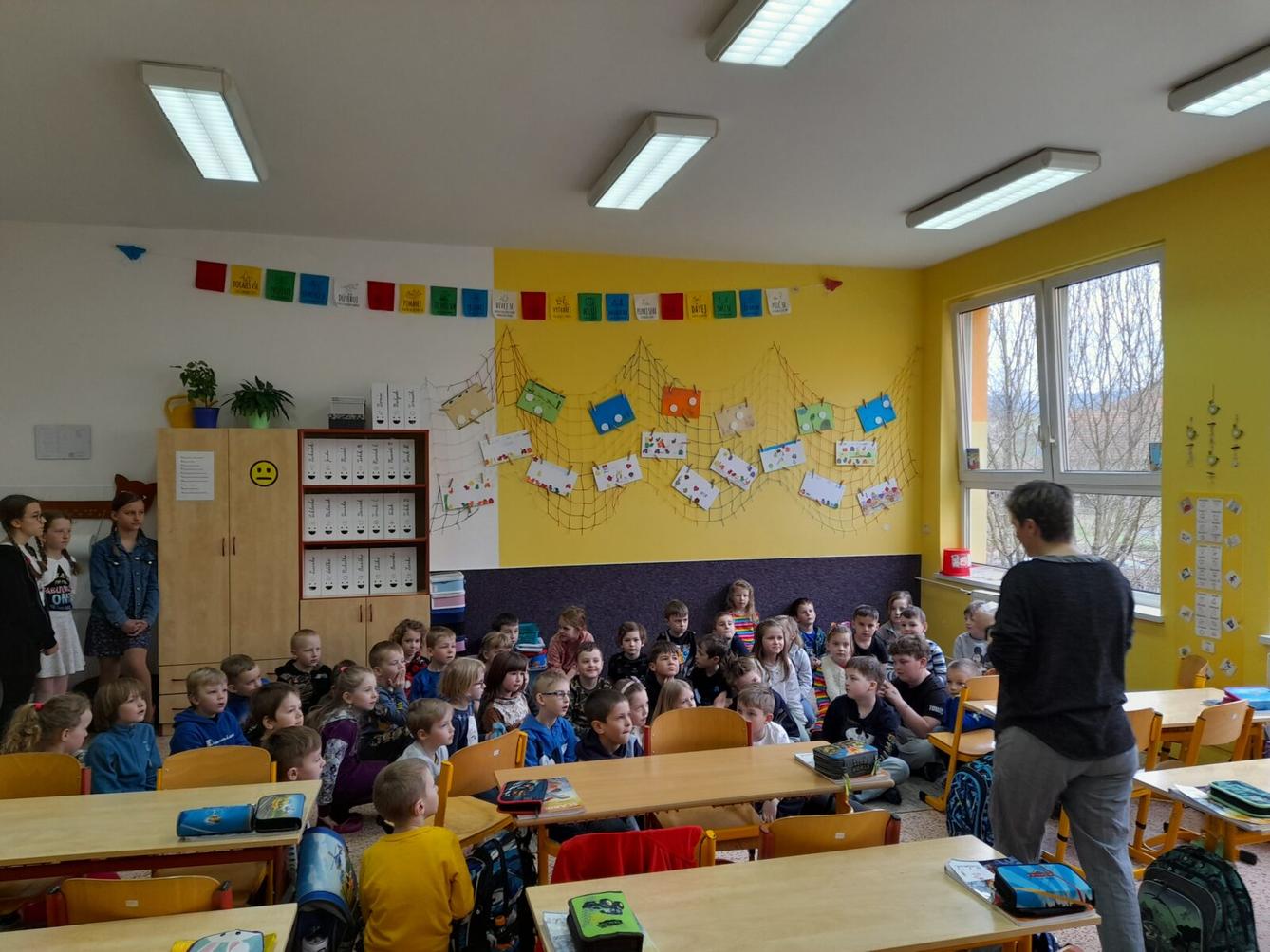 Předškoláčci u nás ve škole na prvním stupni - 3