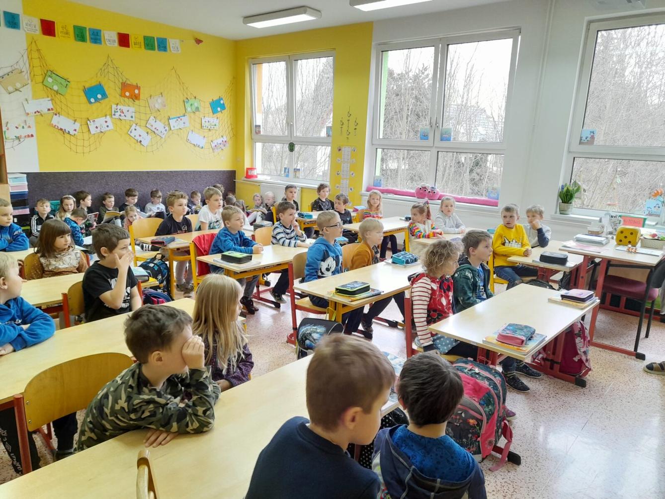 Předškoláčci u nás ve škole na prvním stupni - 5