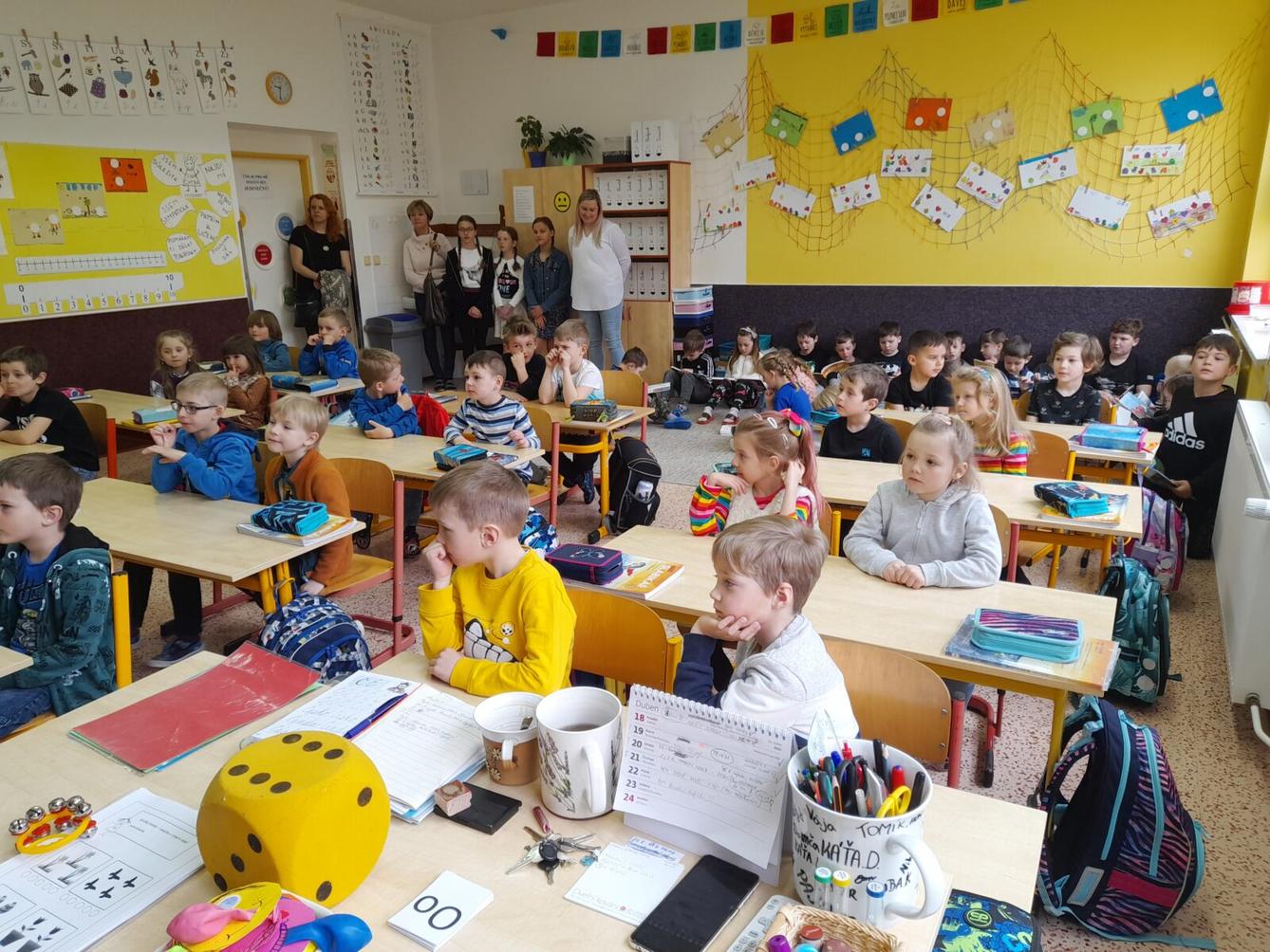 Předškoláčci u nás ve škole na prvním stupni - 6