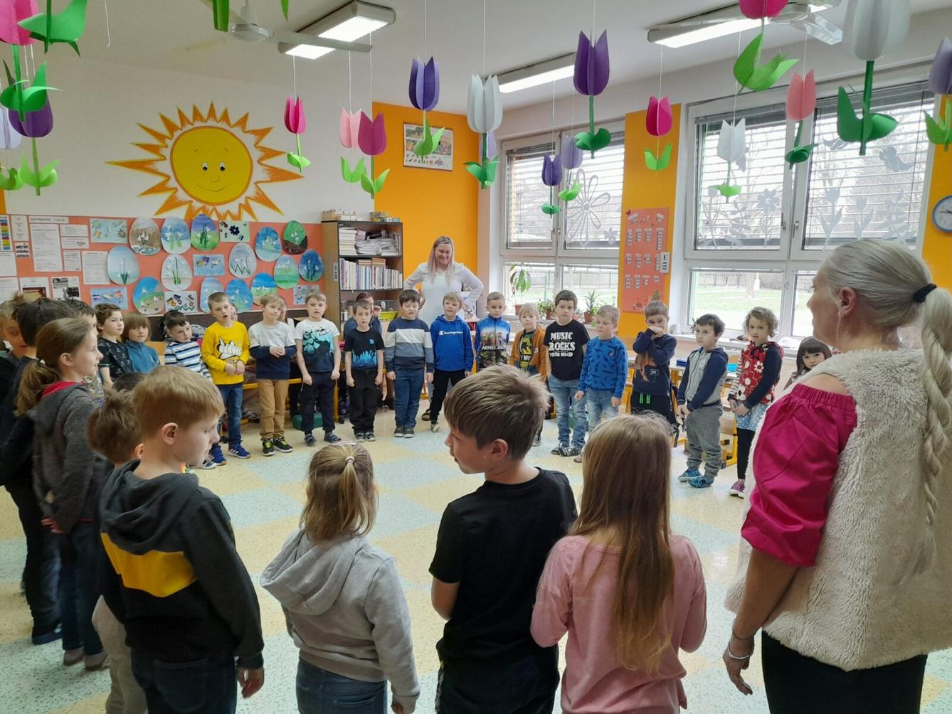 Předškoláčci u nás ve škole na prvním stupni - 7