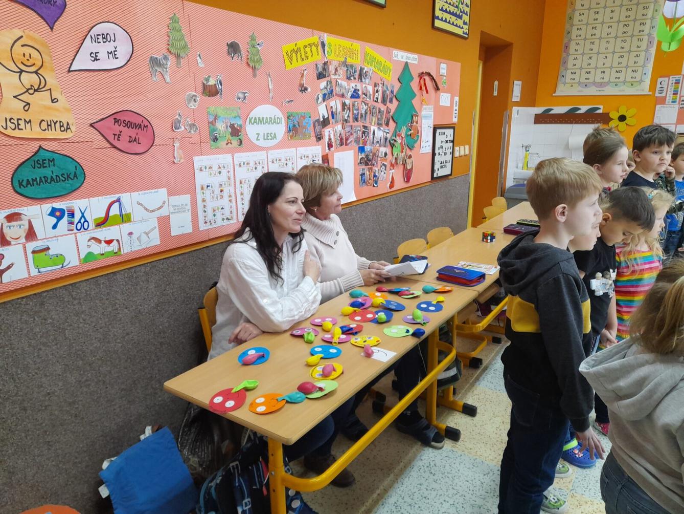 Předškoláčci u nás ve škole na prvním stupni - 8