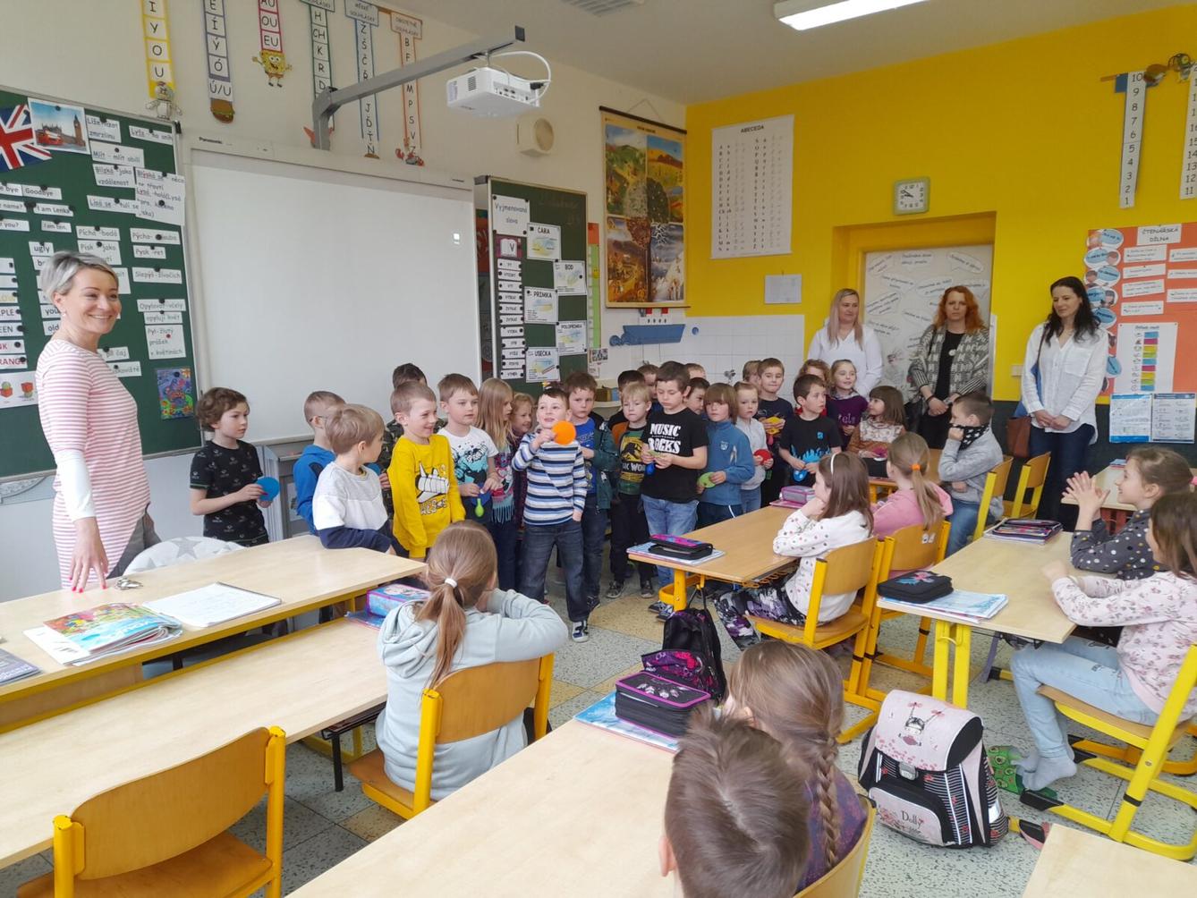 Předškoláčci u nás ve škole na prvním stupni - 10