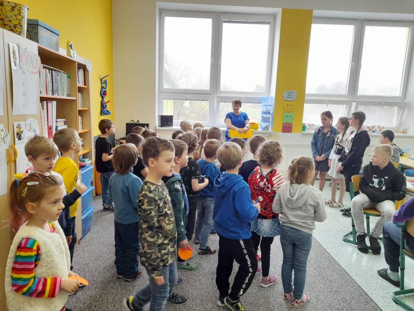 Předškoláčci u nás ve škole na prvním stupni - 14