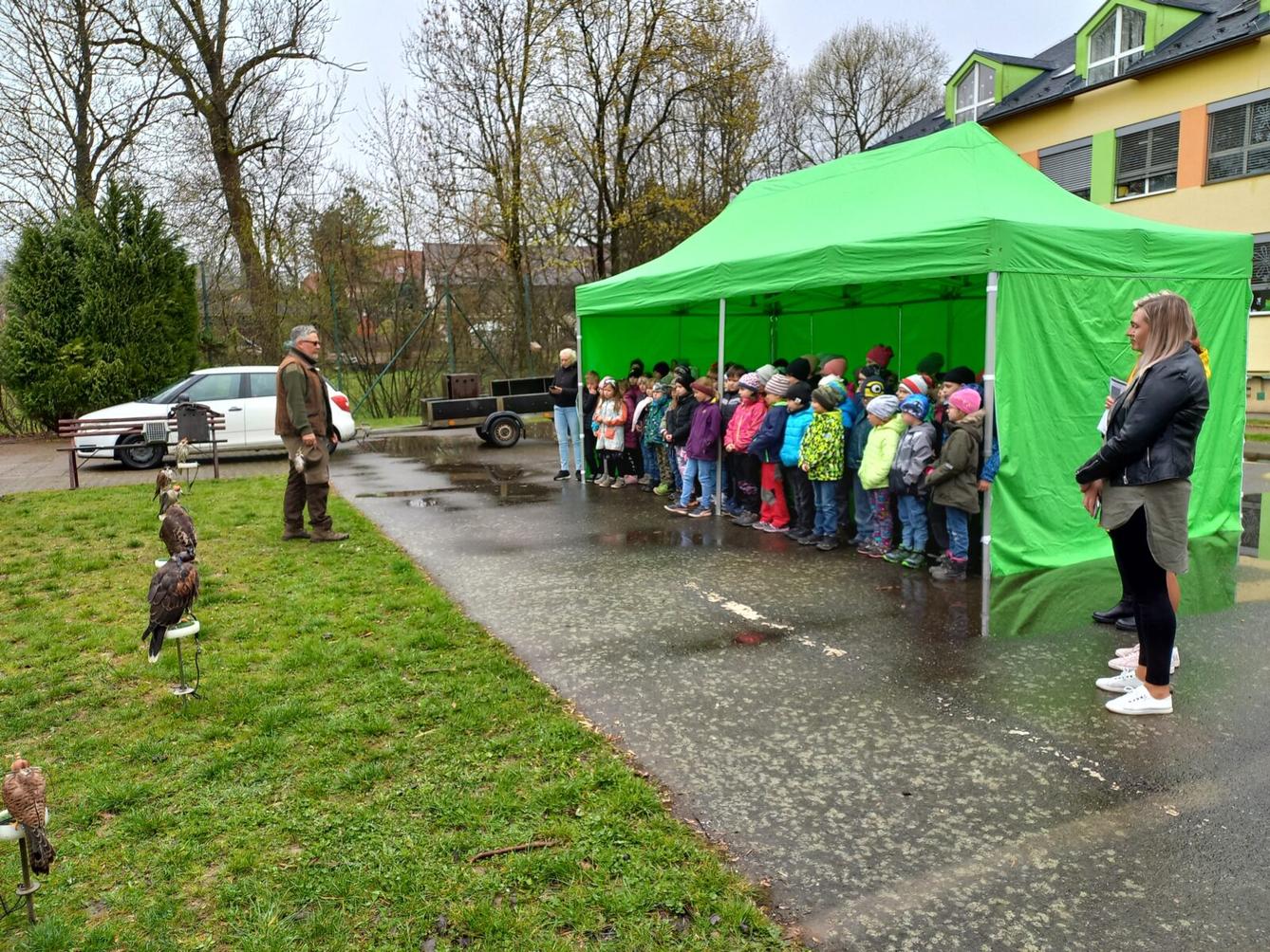 Ukázka dravců na 1. stupni - 1