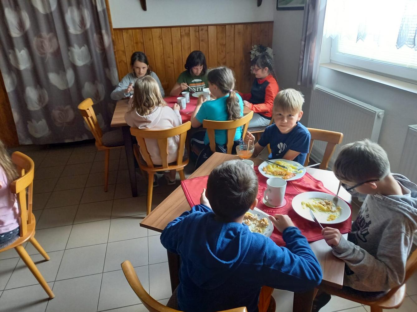 Škola v přírodě - den první - 2