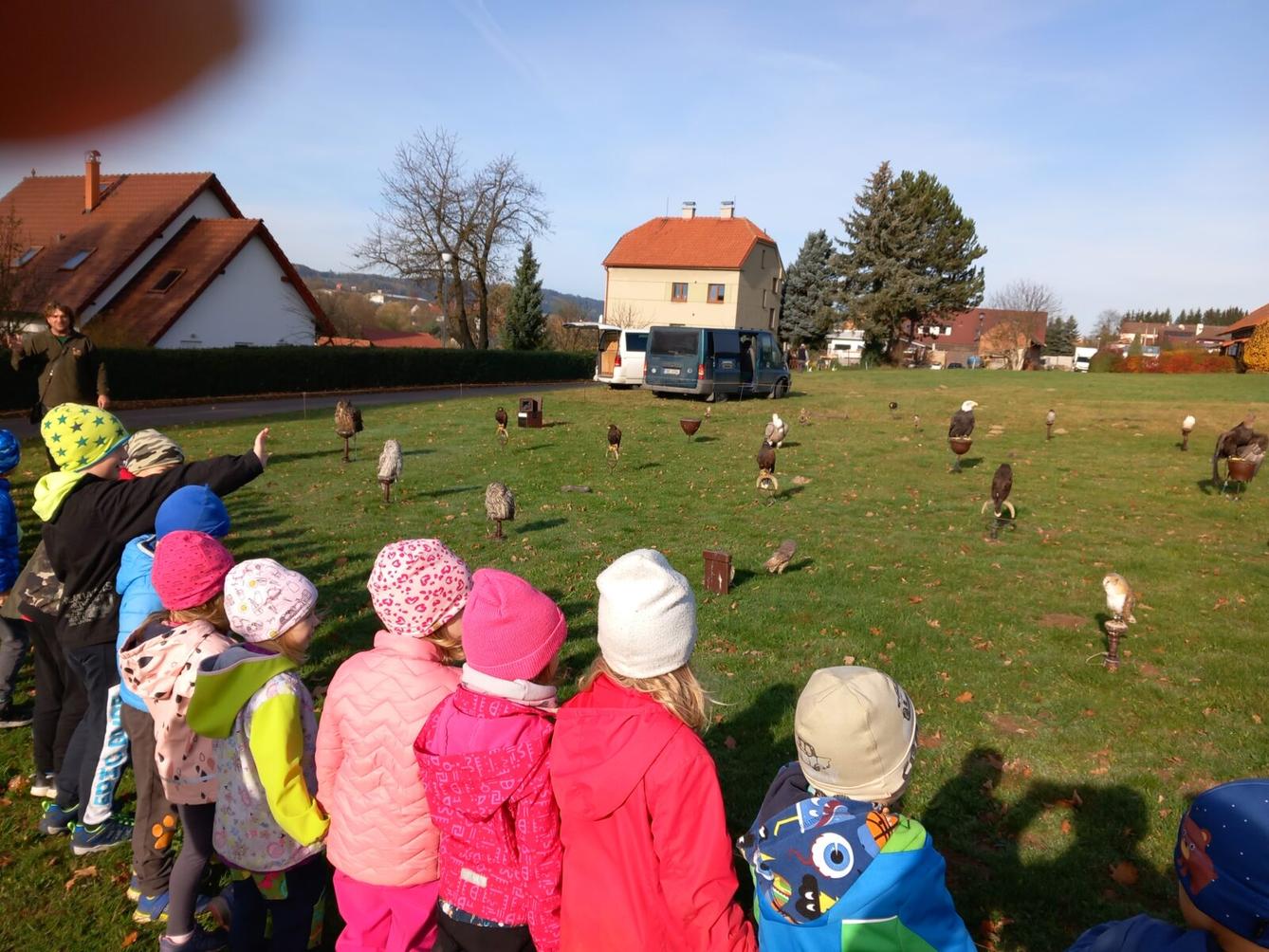 Dravci a děti z naší školky - 1