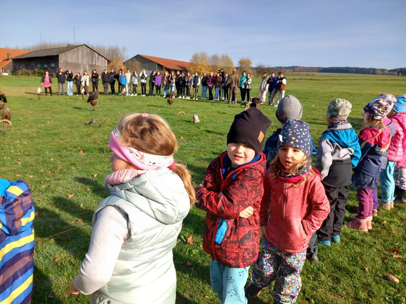 Dravci a děti z naší školky - 2