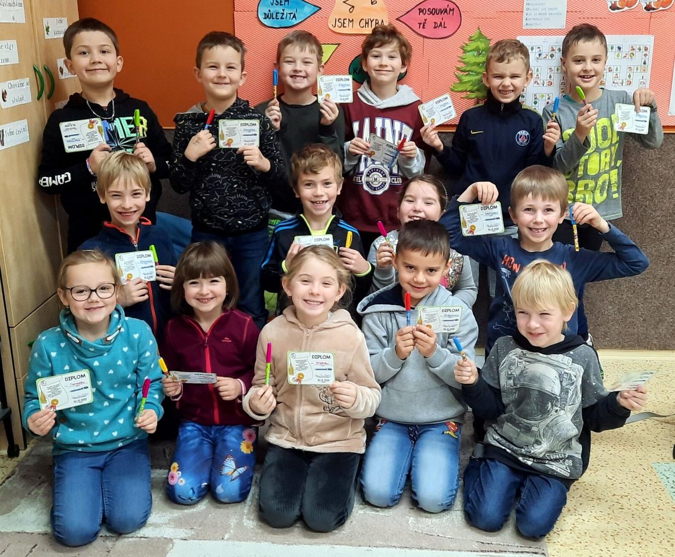 20. 12. Předávání pera v 1.B - 1