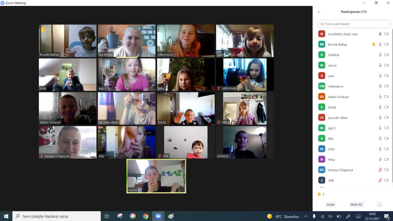 22. 12. Distanční výuka u druháčků - 4