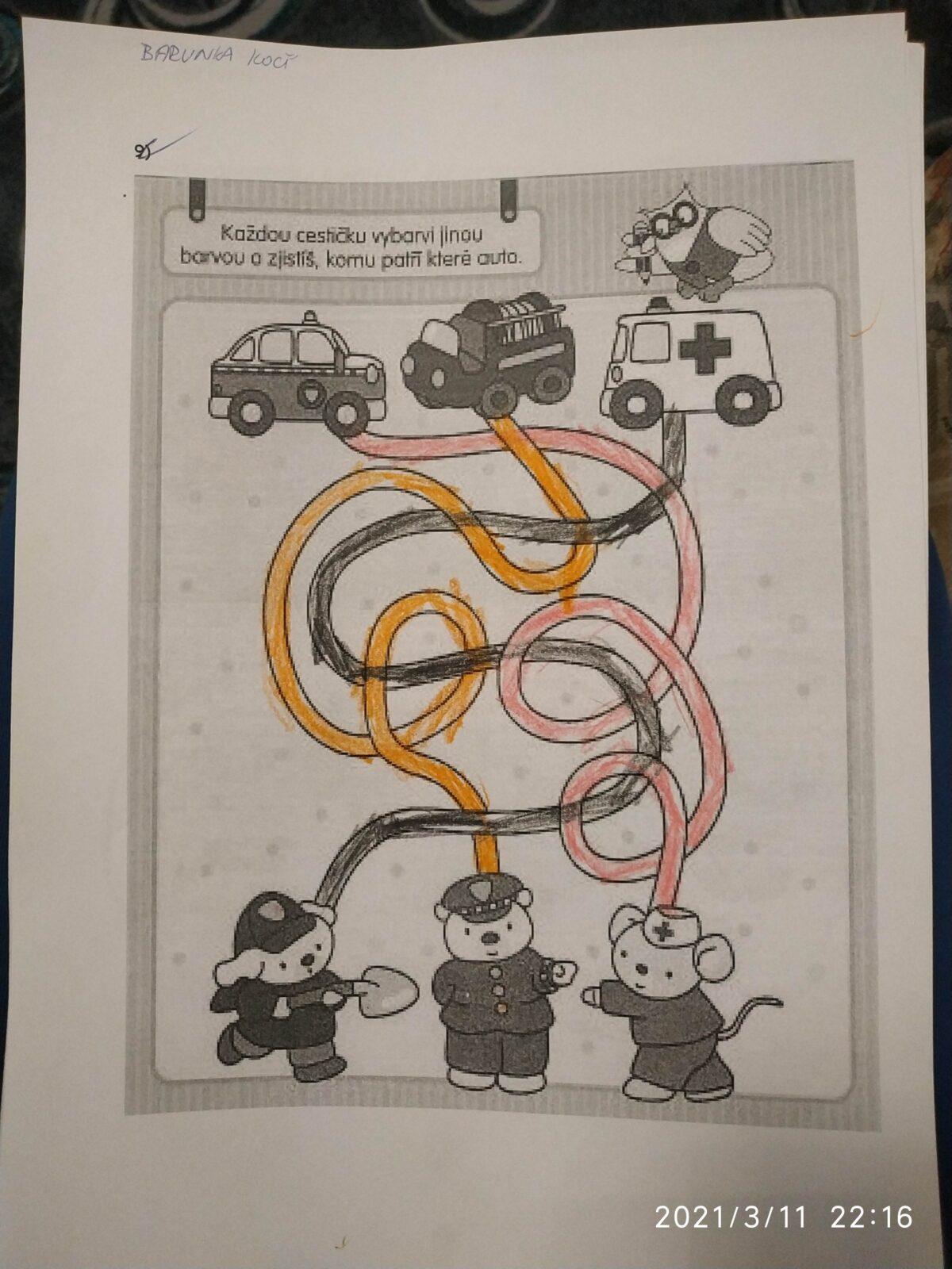 Distanční výuka v MŠ Kamarád (Ten dělá to a ten zas tohle:-)) - 24