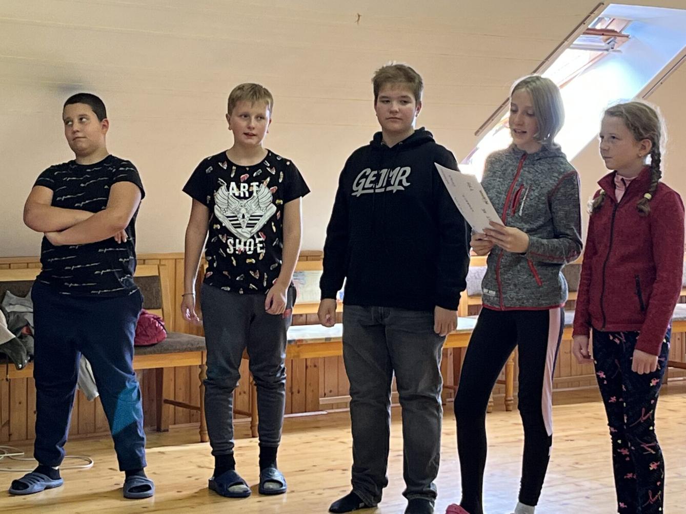 Adaptační pobyt šesťáků- den první - 10