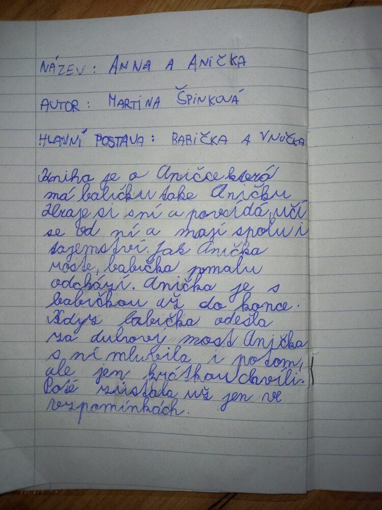 Distanční výuka ve třetí třídě 16. 4. - 1