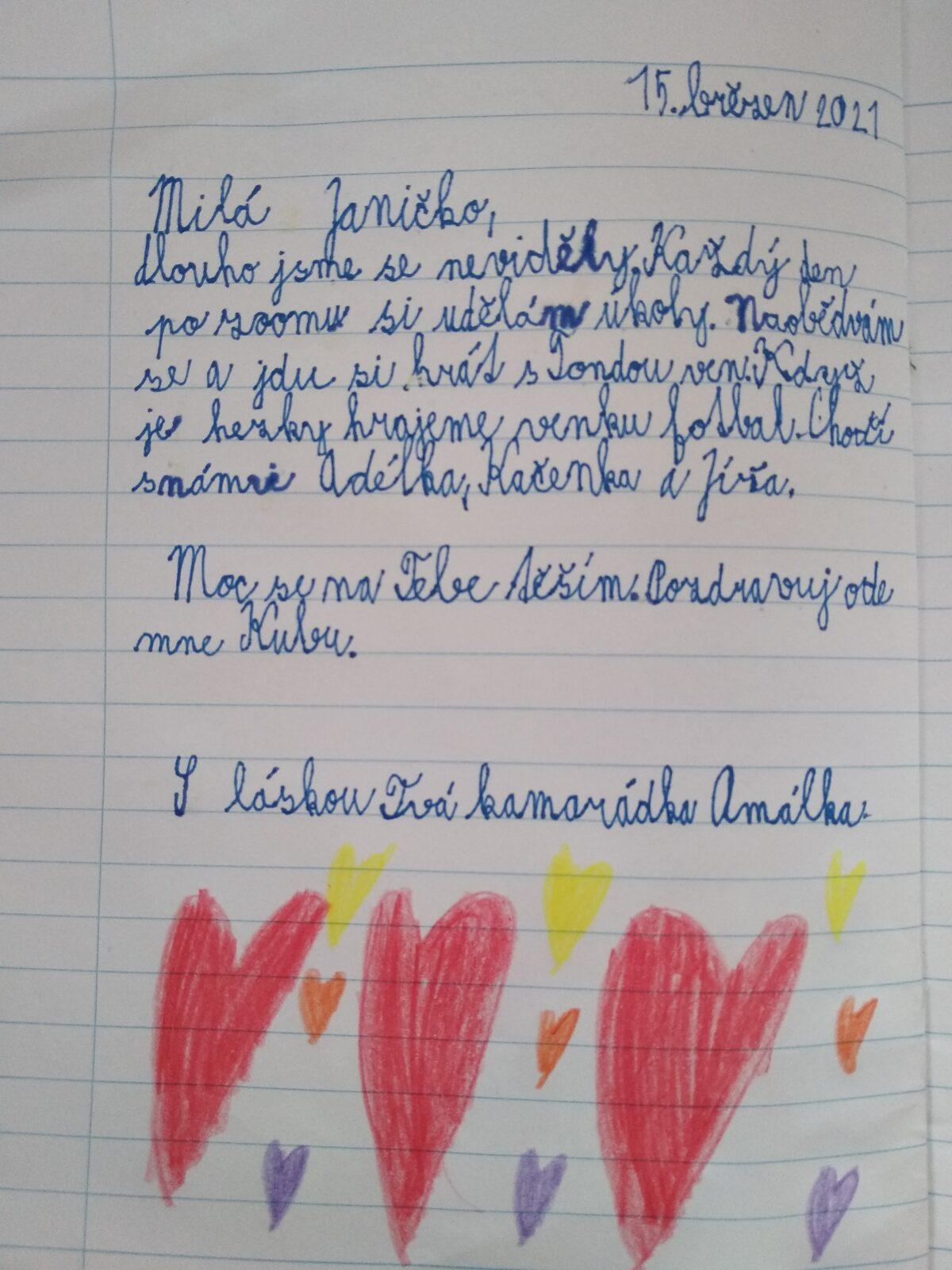 Dopis a rodokmen u druháčků - 5