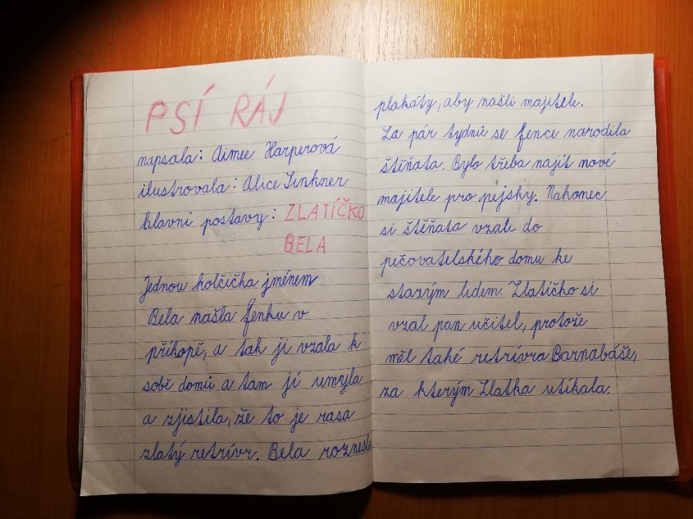 Distanční výuka ve třetí třídě 16. 10. - 2