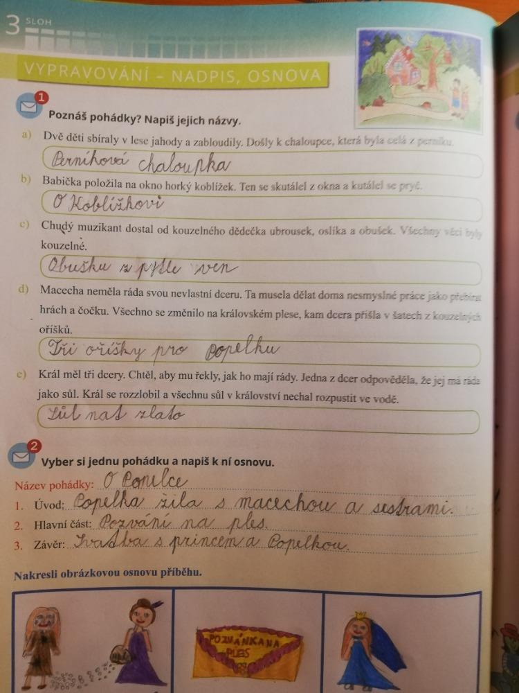 Distanční výuka ve třetí třídě 13. 11. - 4