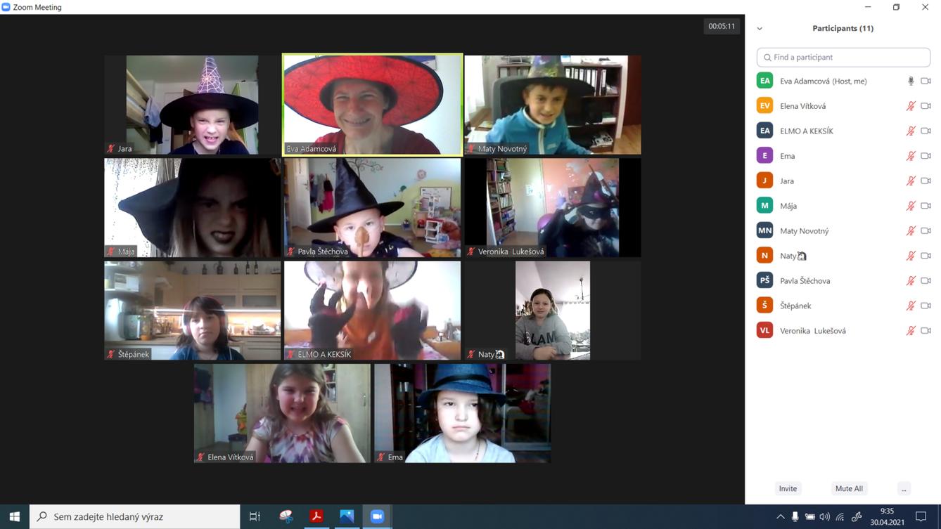 Distanční výuka ve třetí třídě 30. 4. - 4