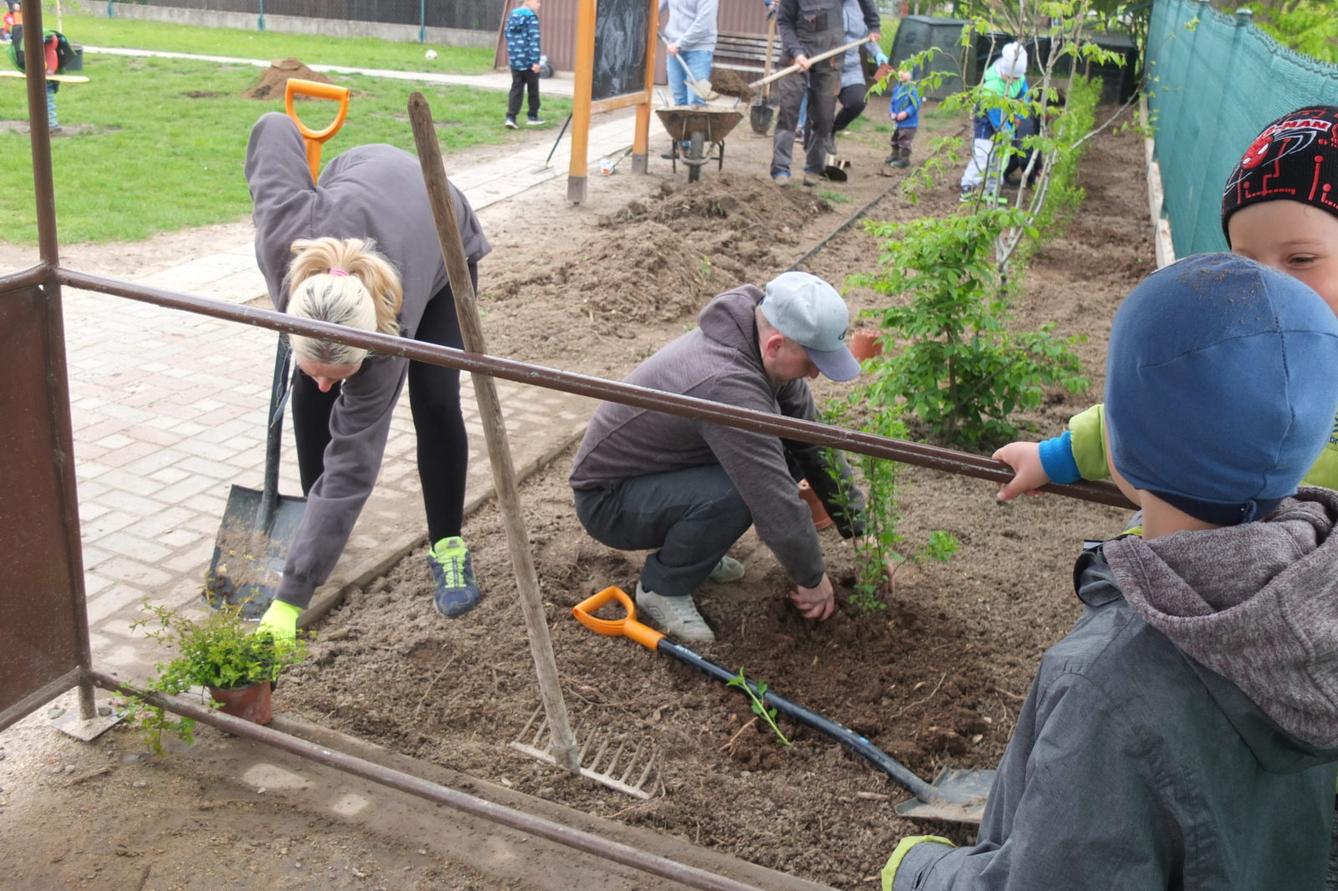 Sázení keříků s rodiči - 33