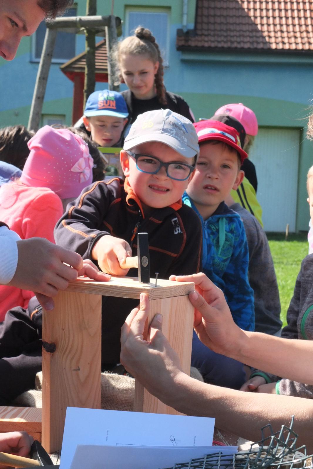 Tvorba hmyzích domečků s deváťáky - 6