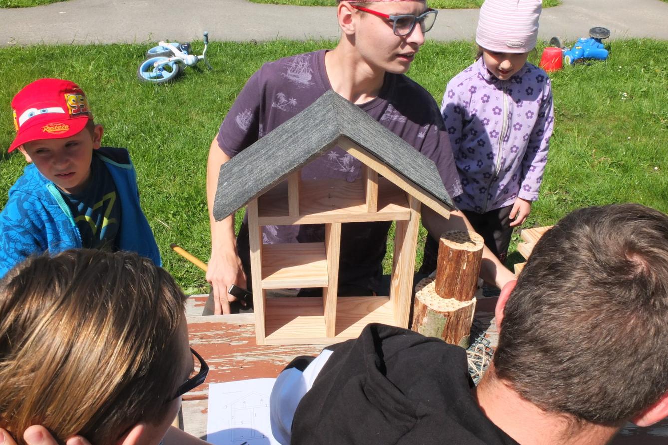 Tvorba hmyzích domečků s deváťáky - 42