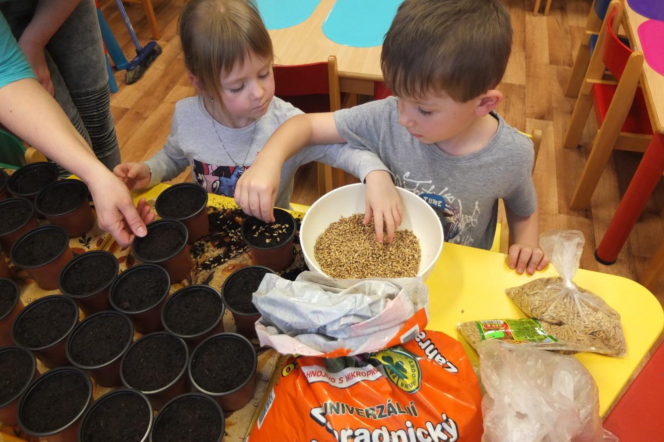 Jaro 2018, setí semínek a příprava na Velikonoce - 15