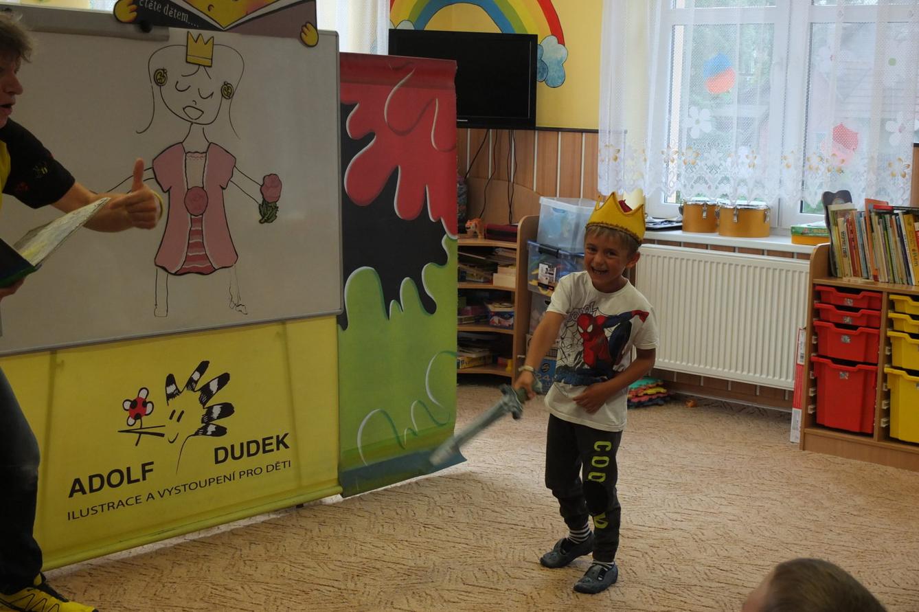 Ilustrátor Adolf Dudek v naší MŠ a loučení s předškoláky - 14