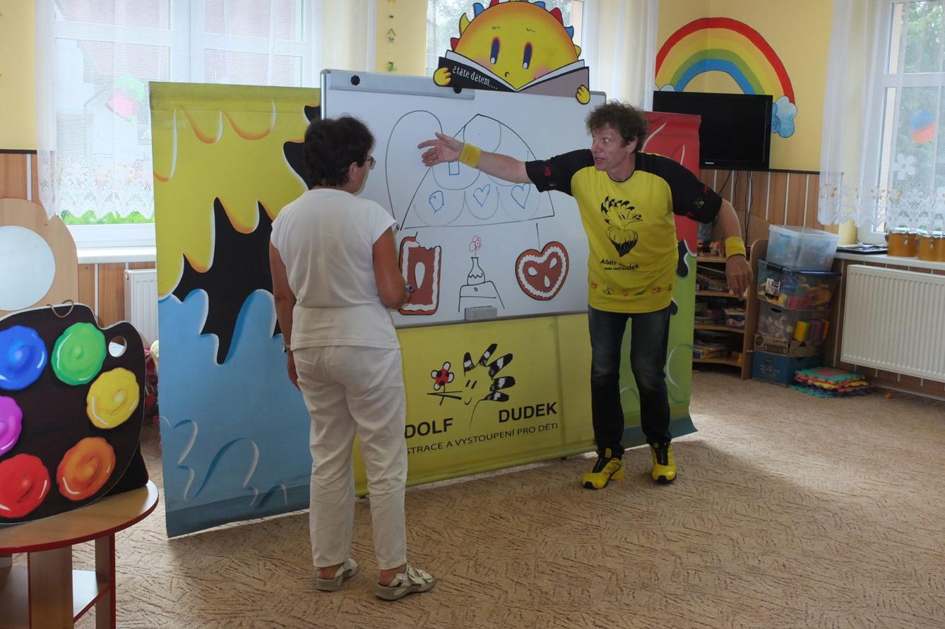 Ilustrátor Adolf Dudek v naší MŠ a loučení s předškoláky - 18