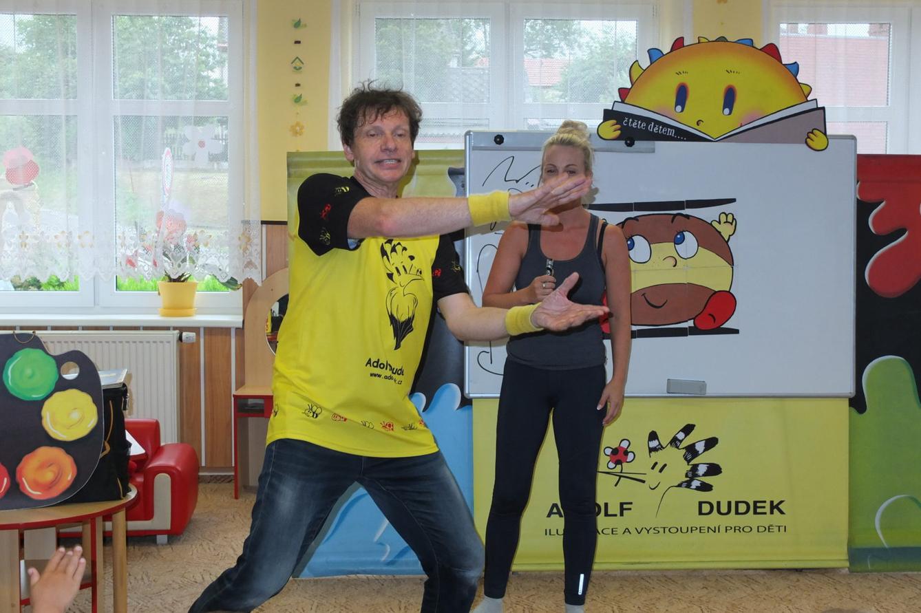 Ilustrátor Adolf Dudek v naší MŠ a loučení s předškoláky - 28