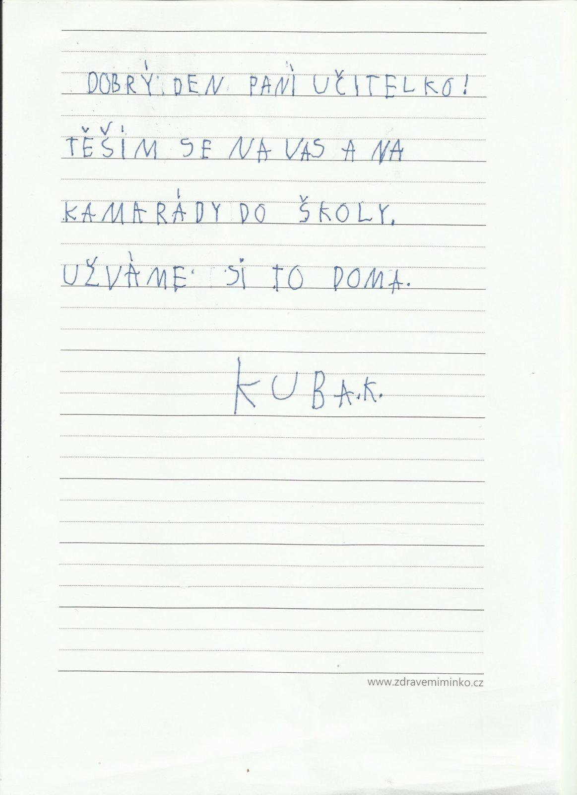 Domškoláctví u prvňáků - 6