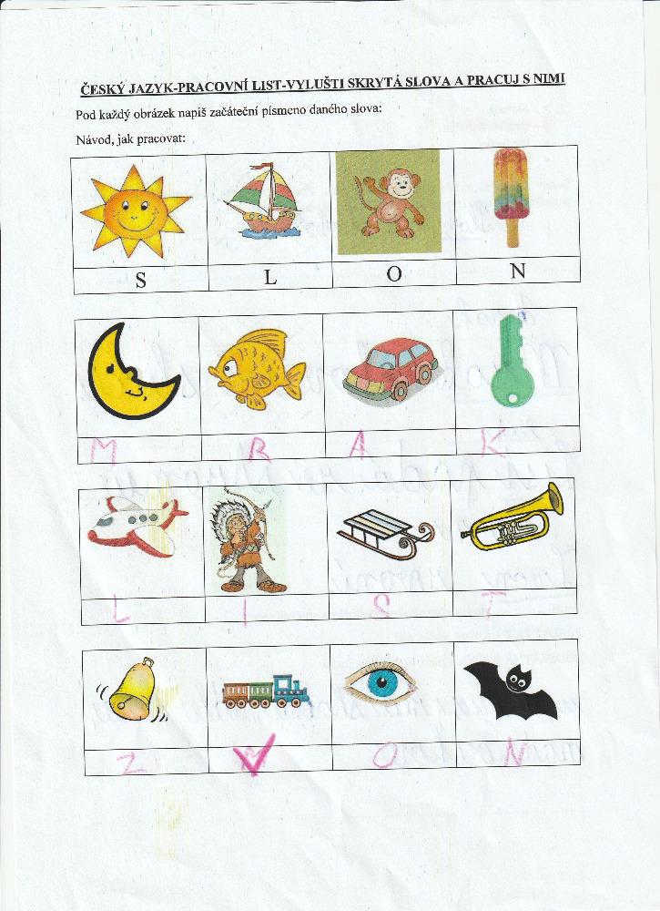 Výstupy druháčků z domácího i školního učení 16. 6. - 15