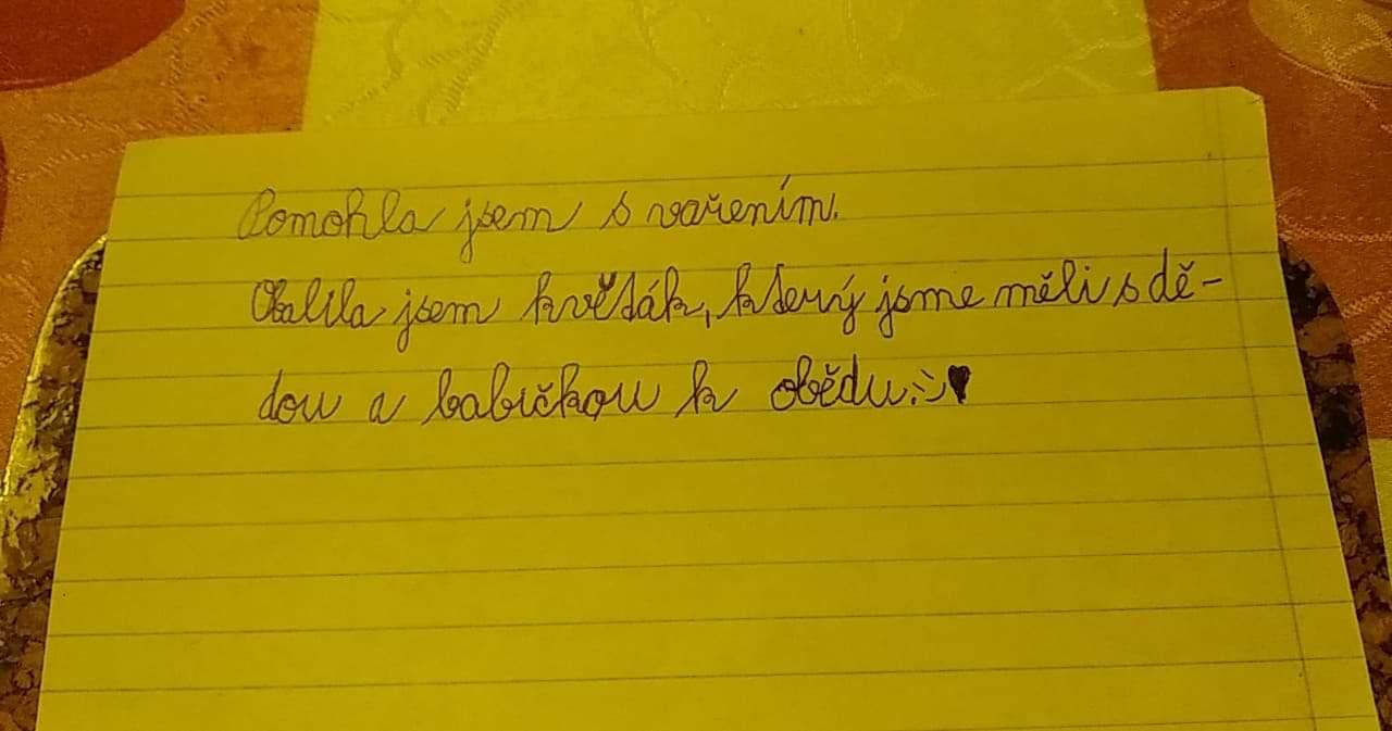 Distanční výuka ve třetí třídě 6. 11. - 9