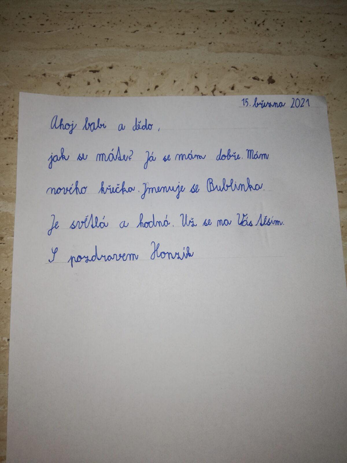 Dopis a rodokmen u druháčků - 13