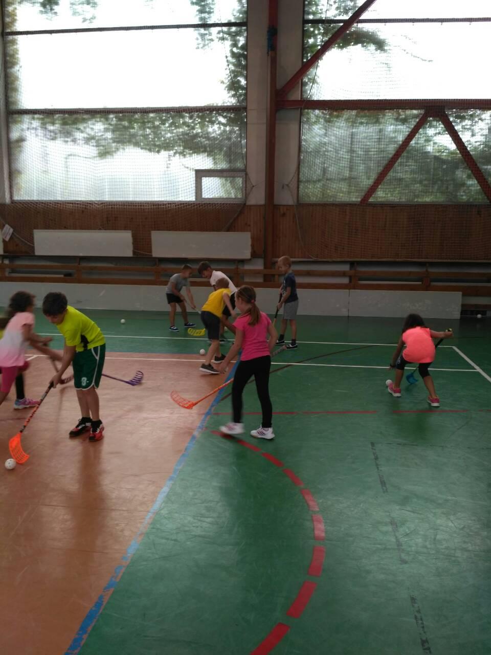 Ukázková hodina florbalu - 2